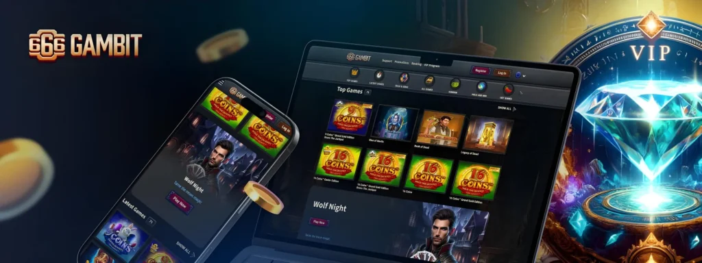 666Gambit Casino App Screenshot